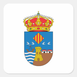 Adesivo Quadrado Casaco de Armas Torrevieja (Espanha)