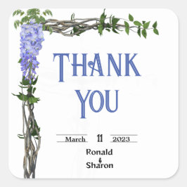 Adesivo Quadrado Casamento