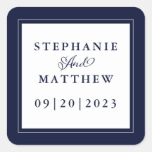 Casamento Azul Branco Elegante Caligrafia Chic Mol