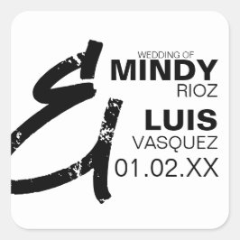 Adesivo Quadrado Casamento Branca Negra-Negra-Negra-Negra-Negra