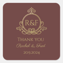 Casamento com Caligrafia Ouro Vermelho Elegante Ob