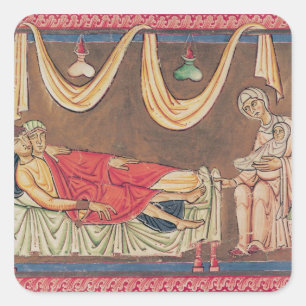 Adesivo Quadrado Casamento de Hosea e Prostituta