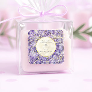 Adesivo Quadrado Casamento de Ilusão Euphoria Ametyst Roxo