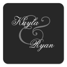 Casamento de Selagem de Envelope Negro