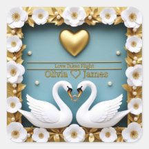 Casamento do Cisne Azul Nomes Personalizados Estil