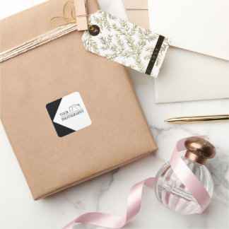 Adesivo Quadrado Casamento Elegante Adicionar Fotografia Personaliz