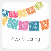 Casamento - Favor Casamento Papel Picado