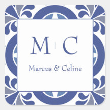 Casamento Mediterrâneo Costeiro Azul e Branco