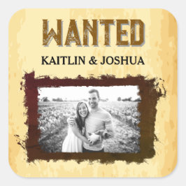 Adesivo Quadrado Casamento Russo Ocidental 🤠 Foto Desejada