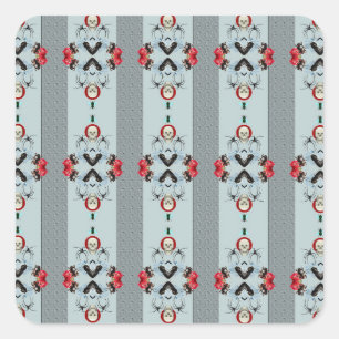 Adesivo Quadrado Cascas e autocolantes