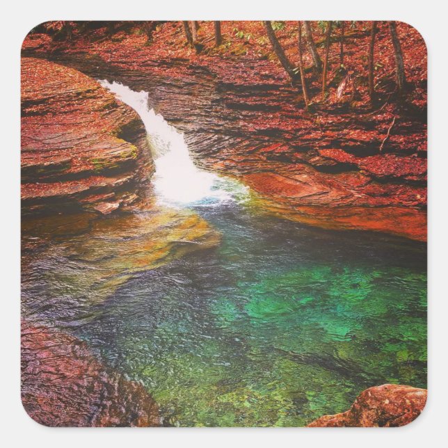 Adesivo Quadrado Cascata (Frente)