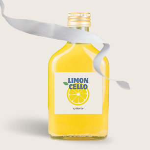 Adesivo Quadrado Caseiro Limoncello Líquido Moderno Creme Kraft