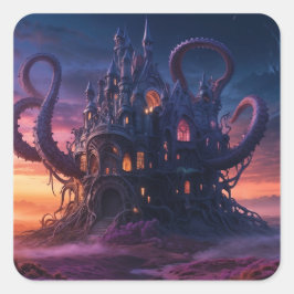 Adesivo Quadrado Castelo Cósmico de Eons Long Past