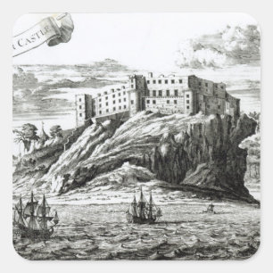 Adesivo Quadrado Castelo de Dunnottar