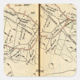 Adesivo Quadrado Castelo norte, New York 2