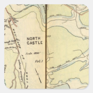 Adesivo Quadrado Castelo novo, New York 3