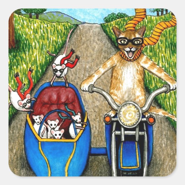 Adesivo Quadrado Cat 384 (Frente)