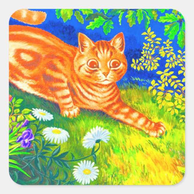 Adesivo Quadrado Cat Noite (Frente)