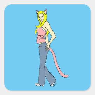 Adesivo Quadrado catadora