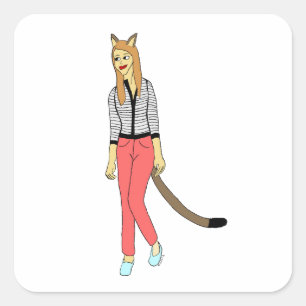Adesivo Quadrado catadora