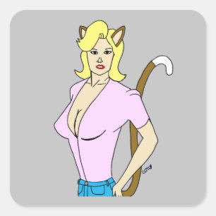 Adesivo Quadrado catadora