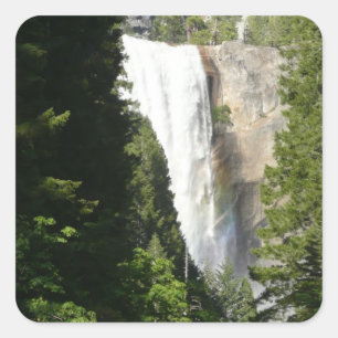 Adesivo Quadrado Catarata Vernal II no Parque Nacional de Yosemite