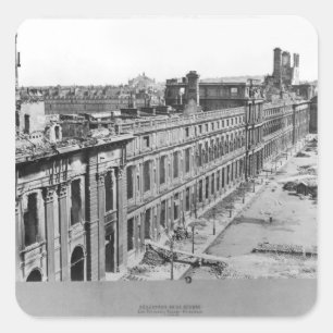 Adesivo Quadrado Catástrofes da Guerra