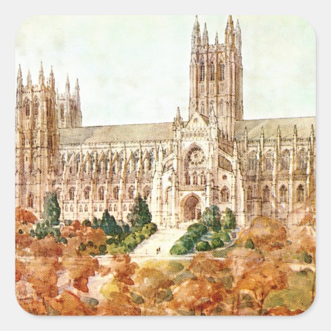 Adesivo Quadrado Catedral de Pedro e Santo Paulo (Frente)