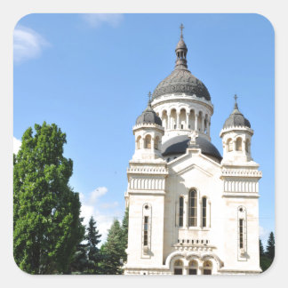 Adesivo Quadrado Catedral ortodoxa de Cluj Napoca, Romênia