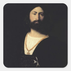 Adesivo Quadrado Cavaleiro da ordem de Malta
