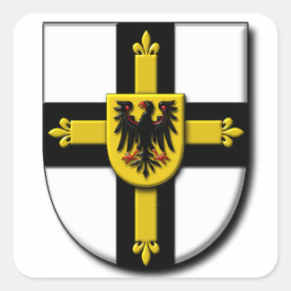 Adesivo Quadrado Cavaleiros Teutônicos