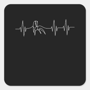 Adesivo Quadrado Cavalos Pulsação de Rider Pulse Ponny