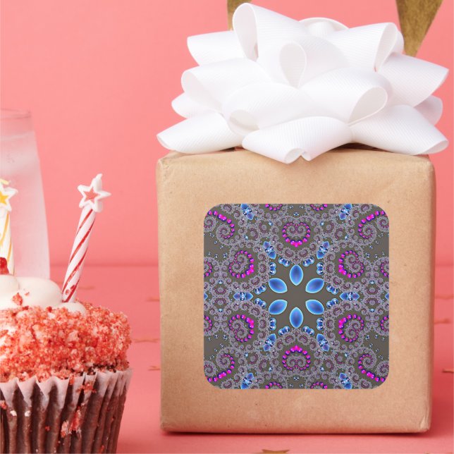 Adesivo Quadrado Celestial Whirl (Festa)