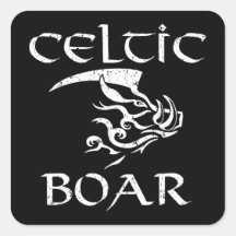 Celtic Boar - Ilustração Irlandesa Tribal