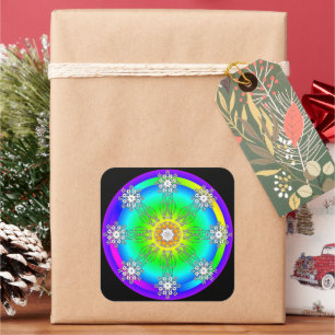 Adesivo Quadrado Celtic Mandala