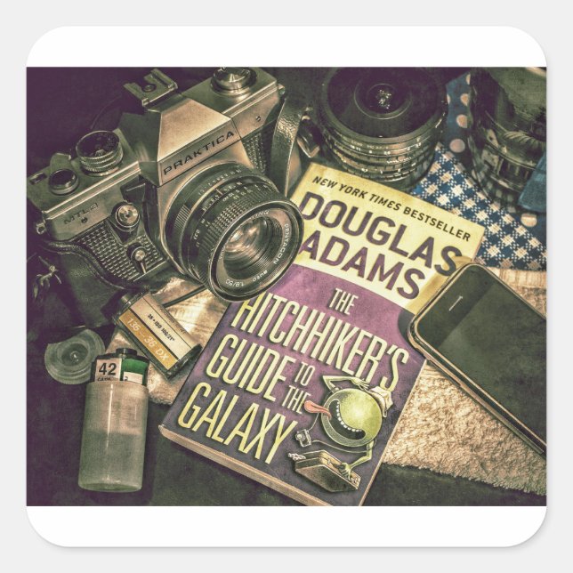 Adesivo Quadrado Célula Telefônica do Célula do Câmera (Frente)