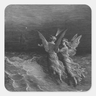 Adesivo Quadrado Cena de "O Rimo do Mariner Antigo" 2