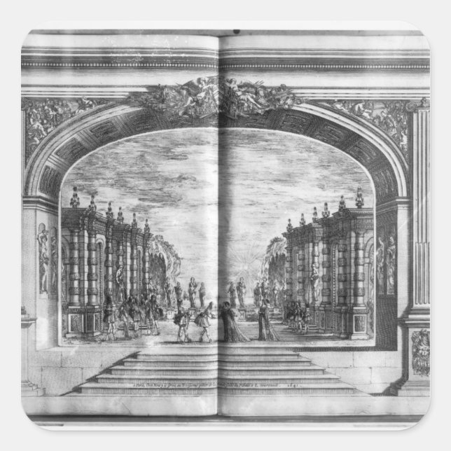 Adesivo Quadrado Cena de 'Os Oráculos do Pastor' (Frente)