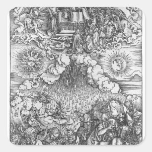 Adesivo Quadrado Cena do Apocalipse