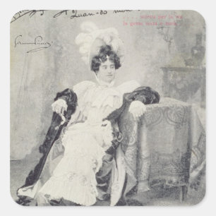 Adesivo Quadrado Cena do Ato II da ópera "La Boheme"