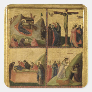 Adesivo Quadrado Cenas da paixão (painel)