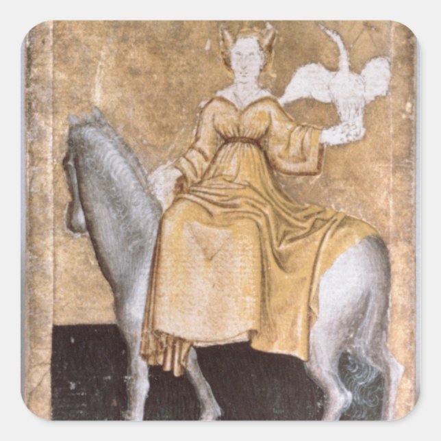 Adesivo Quadrado Cenas de gaviões cortesia (Frente)