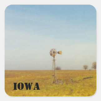 Adesivo Quadrado cenas de iowa