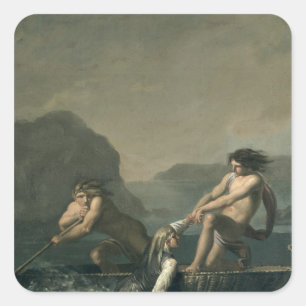 Adesivo Quadrado Cenas 'de Journey subterrâneo de Niels Klim