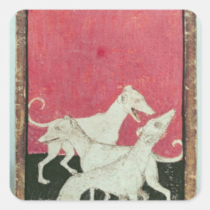 Adesivo Quadrado Cenas do hawkin courtly