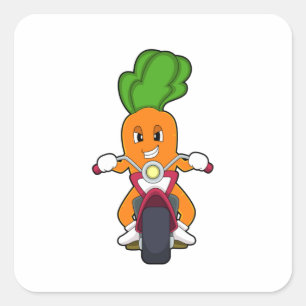 Adesivo Quadrado Cenoura como Biker com motocicleta.PNG