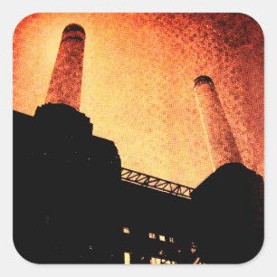 Adesivo Quadrado Central eléctrica de Battersea