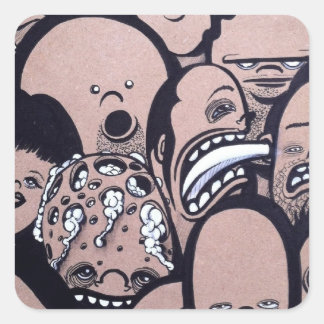 ADESIVO QUADRADO CÉREBROS!