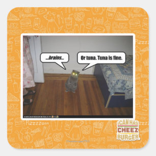 Adesivo Quadrado cérebros