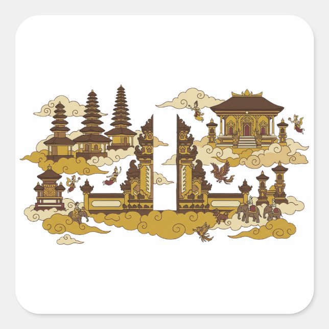 Adesivo Quadrado Céu (Frente)